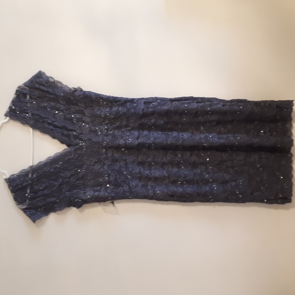 Grey Lace sequin dress - Picture 10 of 12